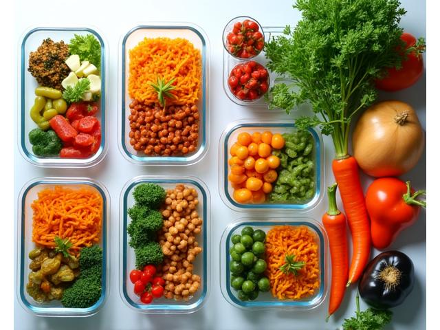 Weekly Plant-Based Meal Prep Guide using local ingredients