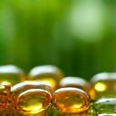 Algae-based Omega-3 capsules.
